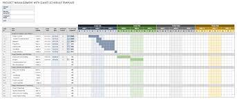 project schedule templates smartsheet