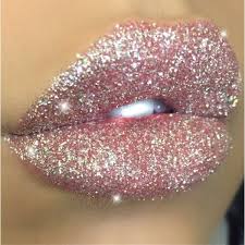 lemonade unicorn glitter lips from