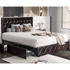 tiptiper queen bed frame with
