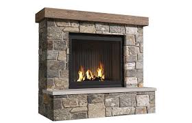 Rustic Fireplace Mantel Stone Country