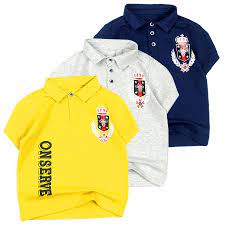 Áo thun bé trai thời trang in huy hiệu cho bé trai 1 đến 11 tuổi từ 10 đến  32 kg chất đẹp 05162-05235 - Bộ quần áo