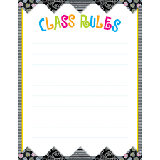 Bw Collection Class Rules Poster Chart
