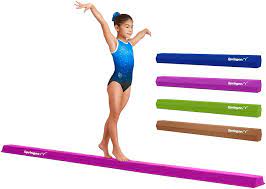 suede folding gymnastics beam for home