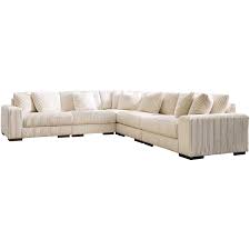 lindyn ivory 5pc sectional pp 211 5pc