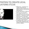 Intention to Create Legal Relations