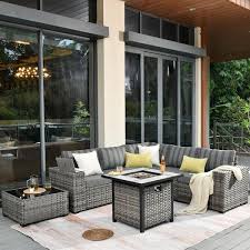 Outdoor Patio Conversation Sofa Set