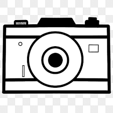 camera black and white clipart images
