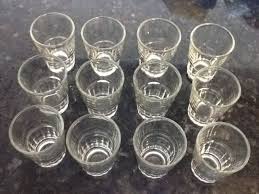 tequila shot glass set 6 glasses metal