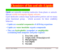 pdf chemistry of fats and oils lipids