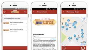 Remote team building and scavenger hunt tool for event professionals. Amacon Mississauga Rotary Ribfest Scavenger Hunt Game App Locatify