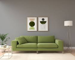 color wall goes with olive green couch