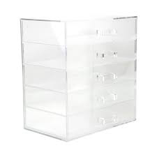 acrylic 5 drawer organizer
