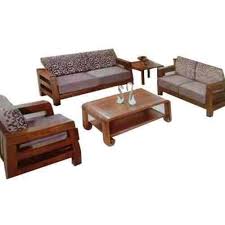 5 seater neem wood sofa set in kannur