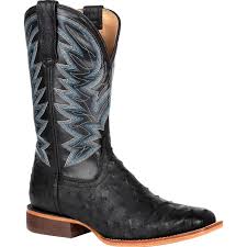 Durango Premium Exotic Full Quill Ostrich Black Western Boot