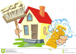 House Clean Stock Vector Illustration Of Brush Sponge