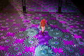 bangkok with a giant interactive carpet