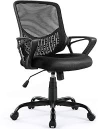 The adjustable synchro tilt provides a 2:1 ratio of tilt and the lumbar cushioning support gives your back the comfort and pain relief. Amazon Com Ergonomic Office Chair Lumbar Support Mesh Chair Computer Desk Task Chair With Armrests Furniture Decor