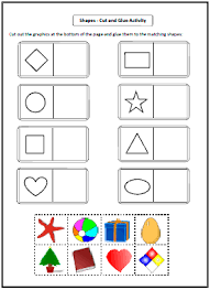 On each row circle the pictures that are the. Preschool Matching Shapes Worksheets For Kindergarten Preschool Worksheet Gallery