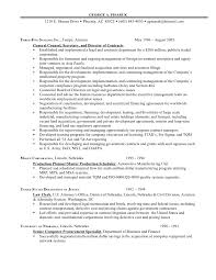 Sample Resume General Counsel Attorney Cover Letters