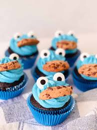 cookie monster cupcakes kids