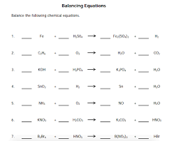 Shortcut For Balancing The Equation Or