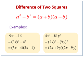 Difference Of Two Squares