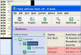 A Book Address Book Software With Dialer Label Printing And Vcard