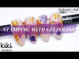 blooming gel nail art tutorial using