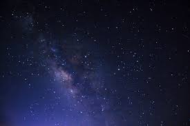 stars in night blue sky royalty free