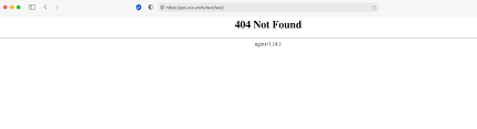 nginx slim error 404 slim framework