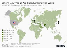 Chart Where U S Troops Are Based Around The World Statista