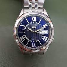 seiko 5 automatic blue watch 7s26c men