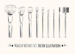 makeup brush sketch images browse 16
