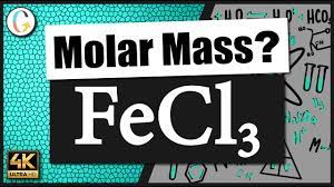 how to find the molar m of fecl3