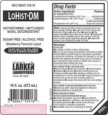 Lohist Dm Liquid Larken Laboratories Inc