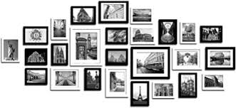 The frames category includes an. Lillyvale Large Multi Picture Photo Frames Wall Set 26 Pieces Set White And Black Amazon Co Uk Kitchen Home
