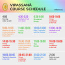 Image result for 2 day vipassana course schedule