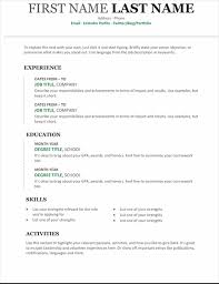 Although a student's resume does not. Resume Templates