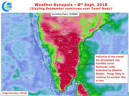 Sizzling September Continues Over Tamil Nadu Chennairains