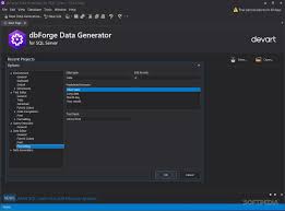 dorge data generator for sql server