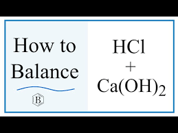 Equation Hcl Ca Oh 2 Cacl2 H2o