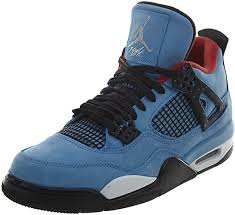 They have weight to them. Amazon Com Jordan Air 4 Retro Travis Scott Cactus Jack Men S Shoes University Blue Black 308497 406 Basketball
