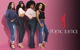 Poetic Justice Womens Curvy Fit Blue Stretch Vintage Destroyed Skinny Jeans