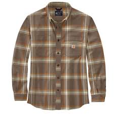 carhartt 105945 flannel l s shirt
