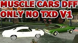 If you try to import a locked dff in 3d studio max the program will show a popup message like this one below. Gta Sa Android Muscle Cars Dff Only No Txd Youtube