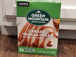 caramel vanilla cream k cup pods