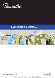 Gasket Design Criteria Manualzz Com