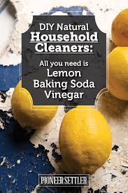 lemon vinegar and baking soda