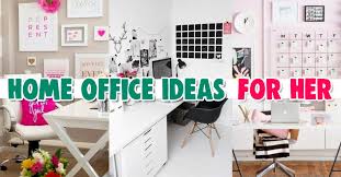 home office space design ideas for her