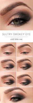 y eye makeup tutorials sultry smokey eye makeup tutorial easy guides on how to
